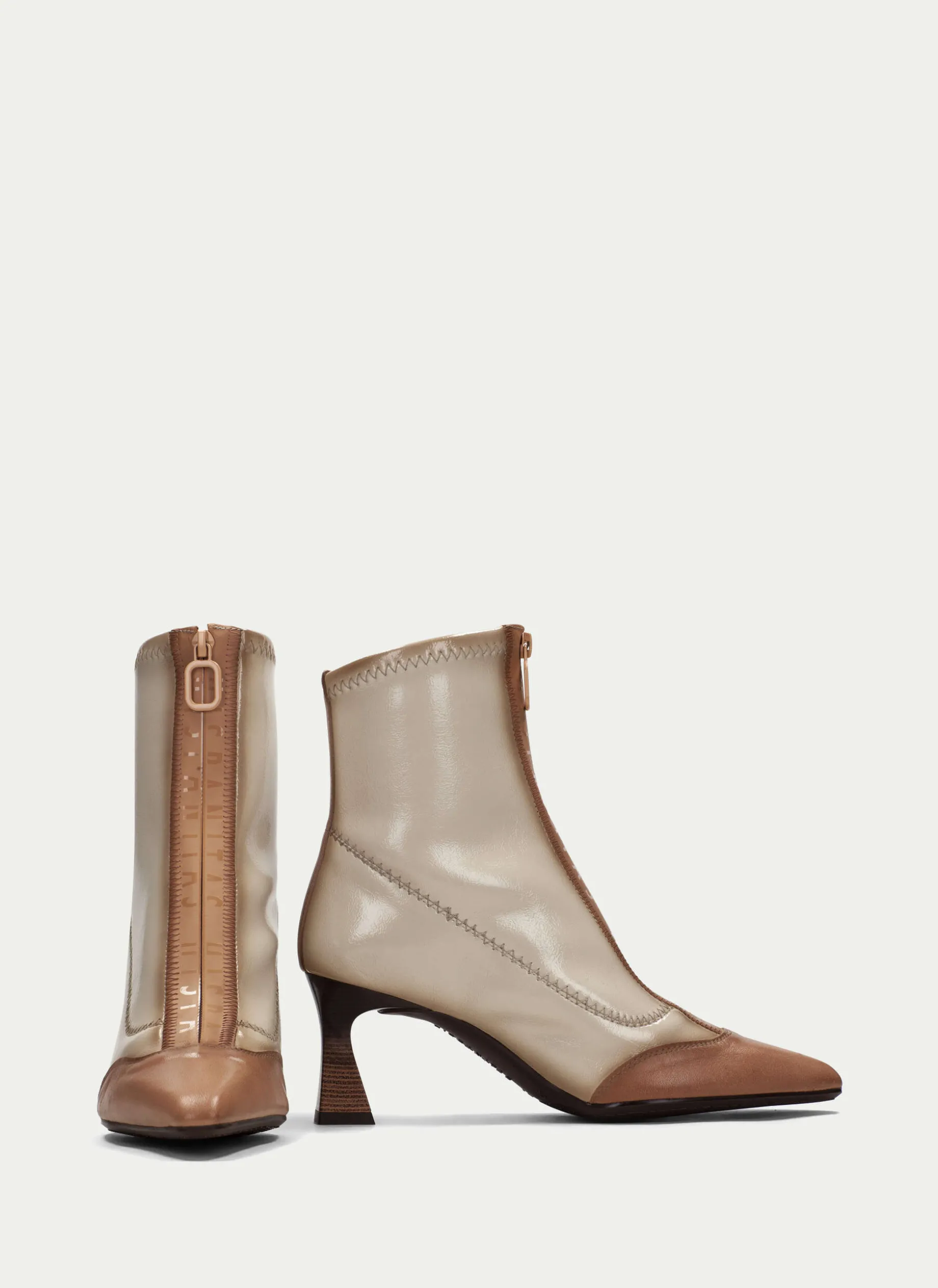 Botins Dalia Apricot Marfil