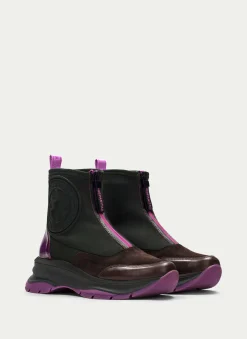 Botins Desportivos Alaska Forest Marrom Magenta