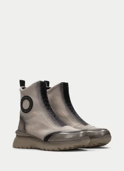 Botins Desportivos Polinesia Taupe Ivory