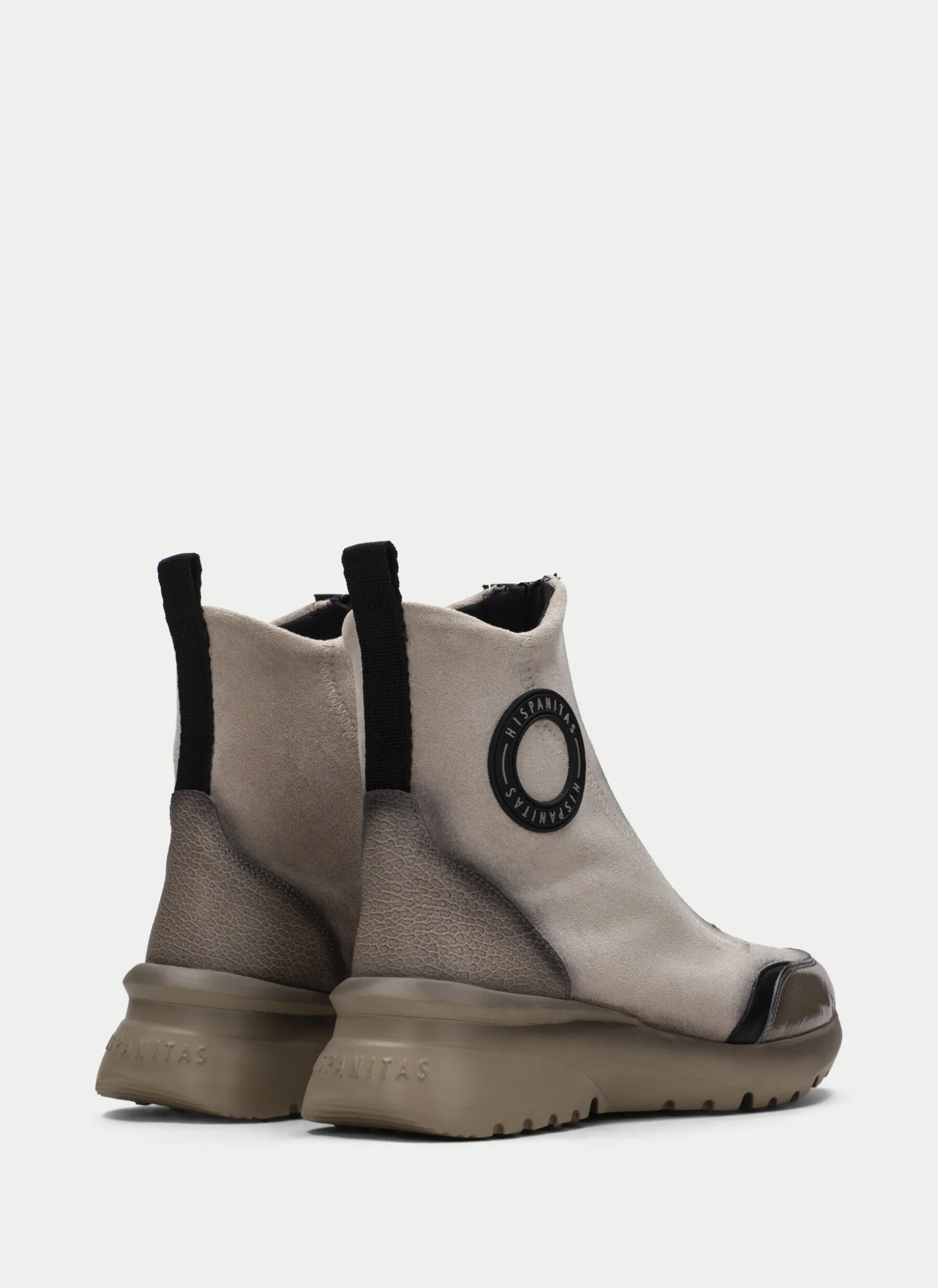 Botins Desportivos Polinesia Taupe Ivory