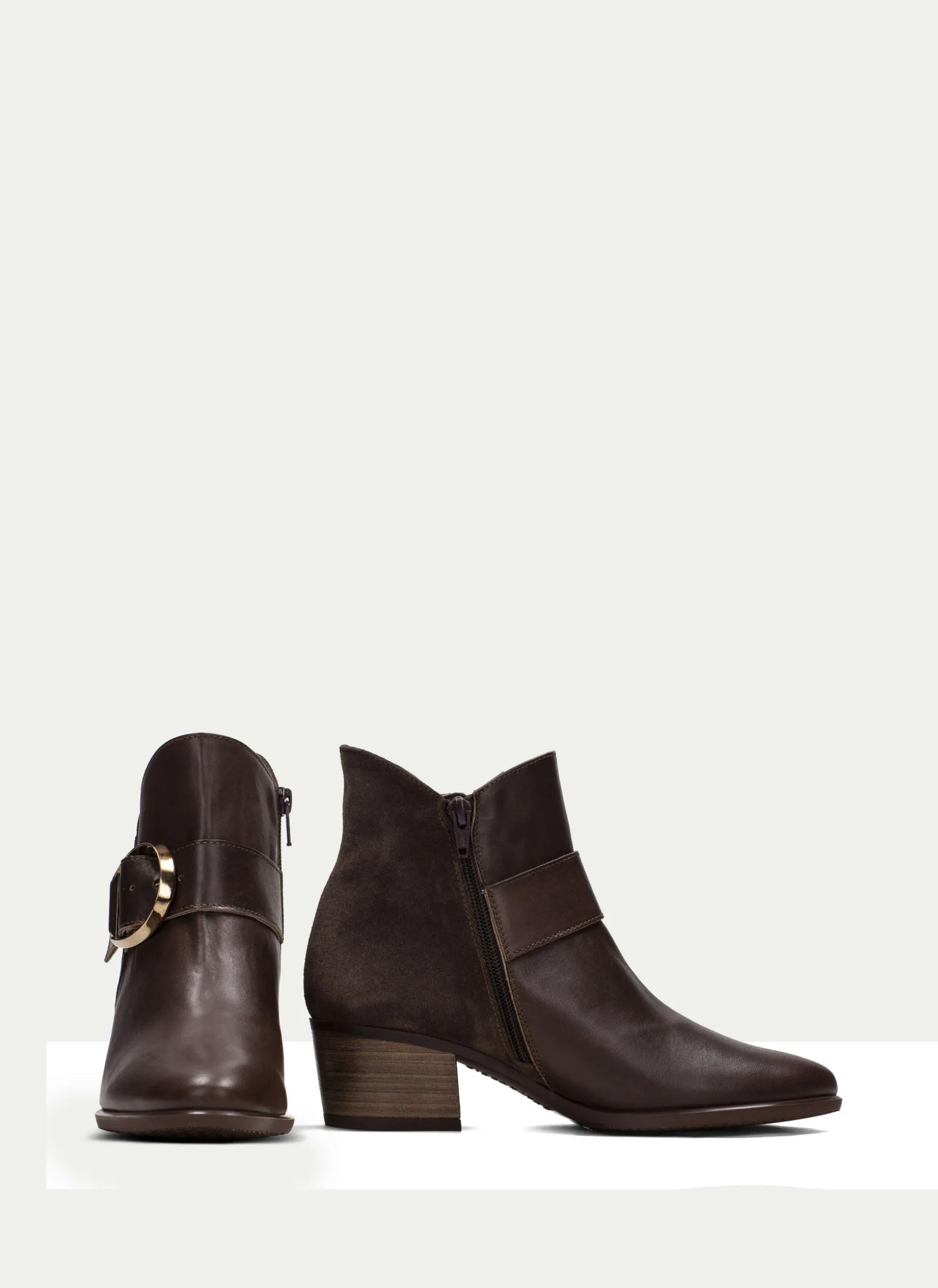 Botins Madeira Marrom