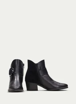 Botins Madeira Preto