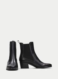 Botins Madeira Preto