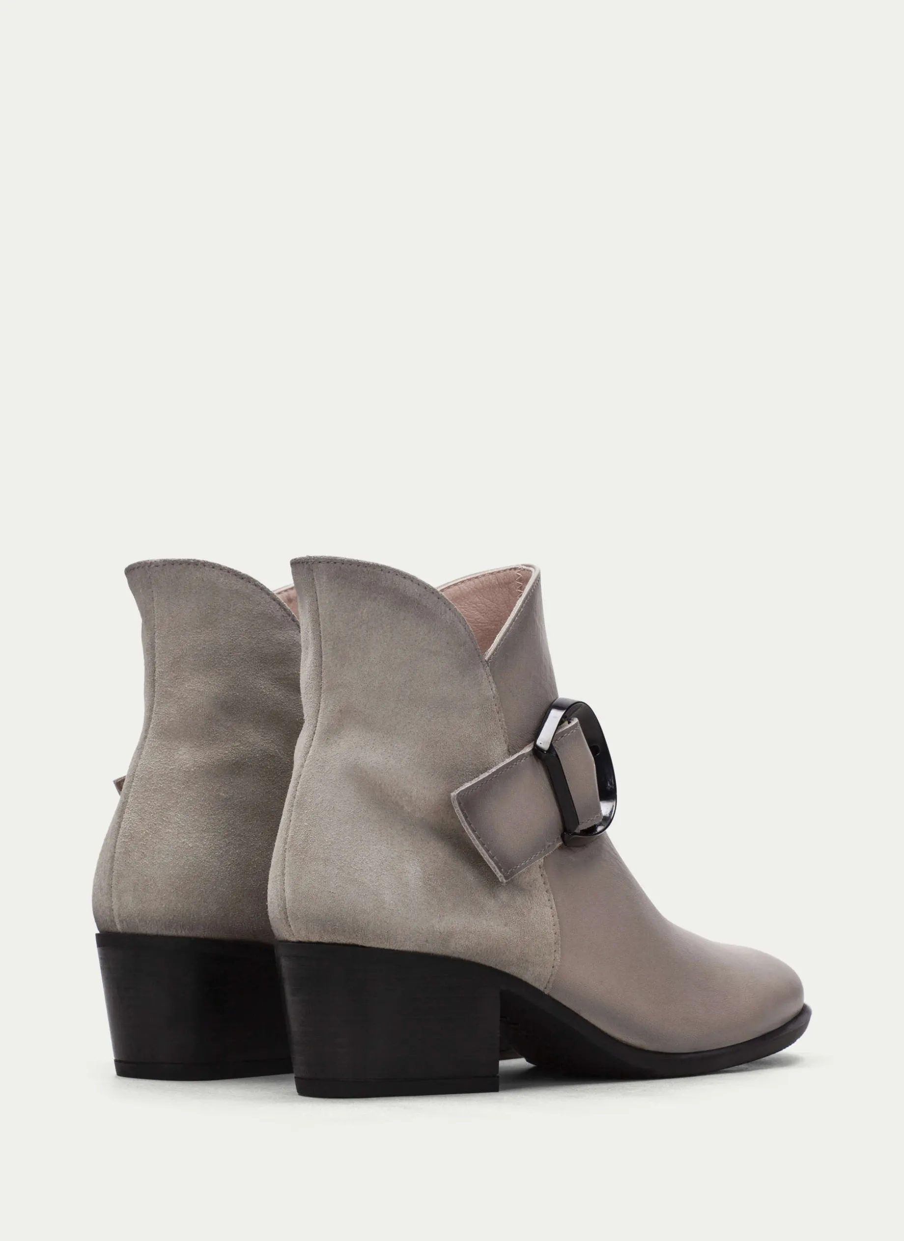 Botins Madeira Taupe