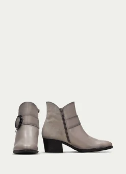 Botins Madeira Taupe