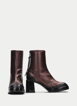 Botins Tokio Preto Bronze