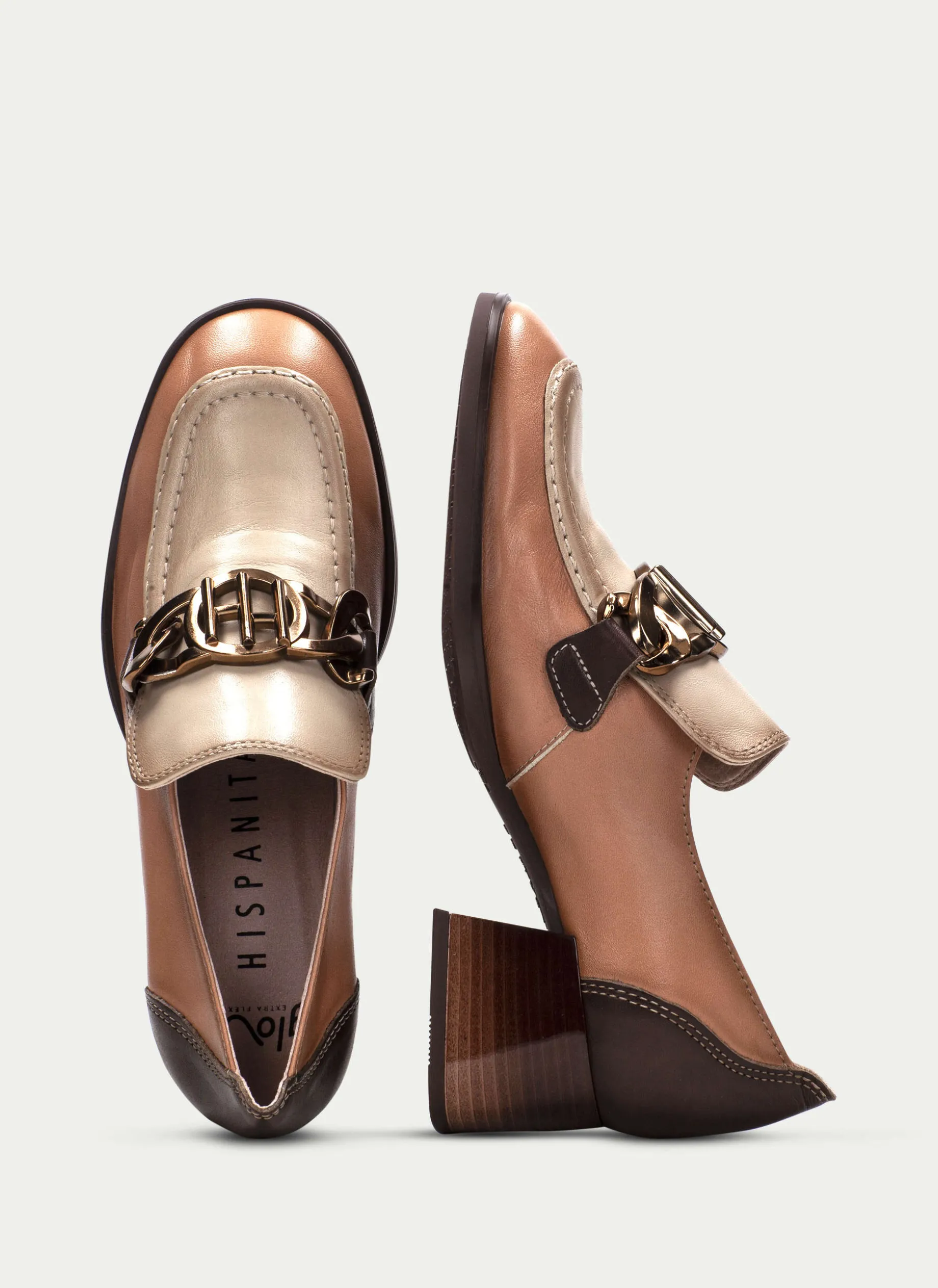 Moccasins Charlize Apricot Marfil