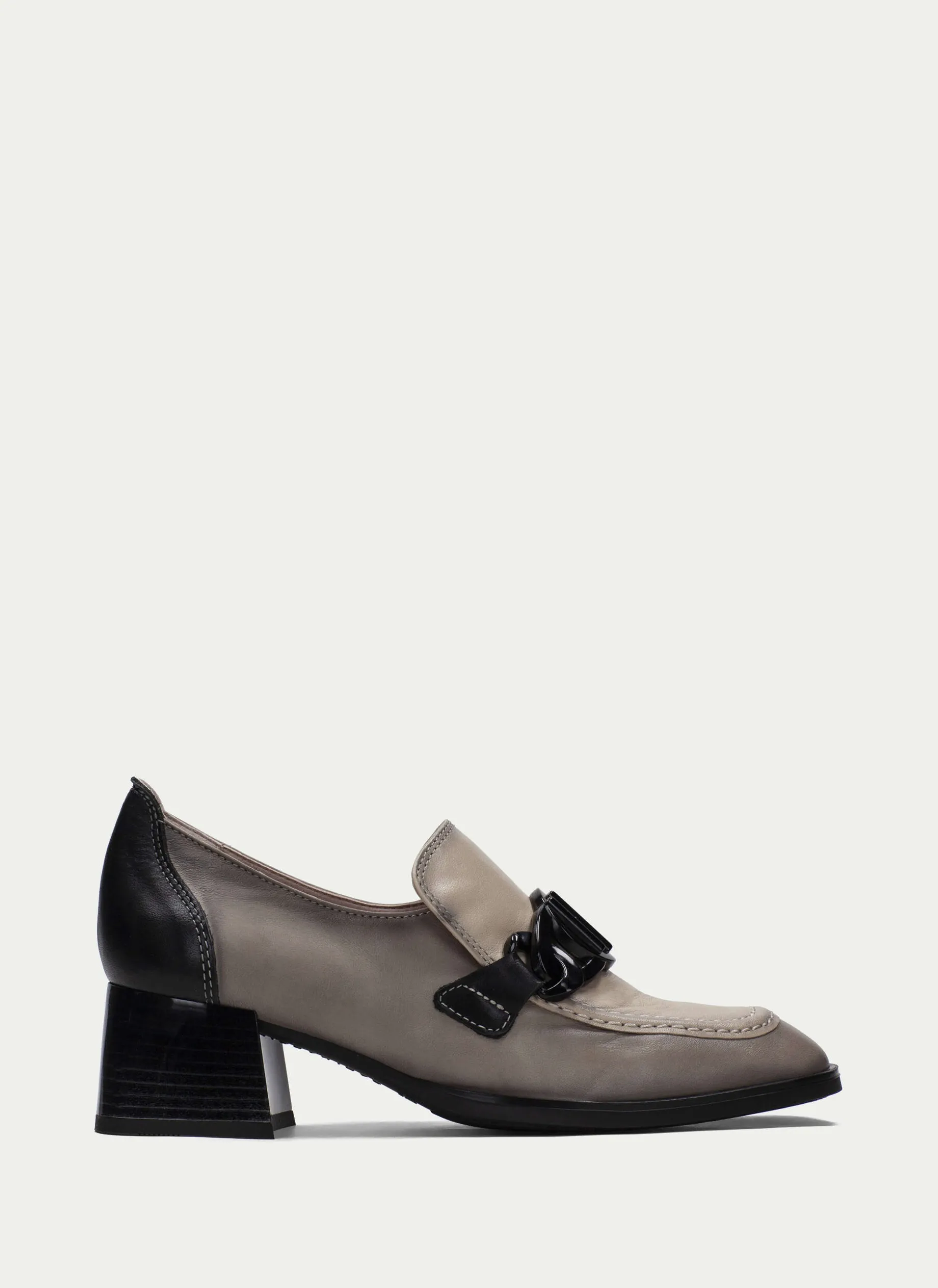 Moccasins Charlize Taupe Ivory