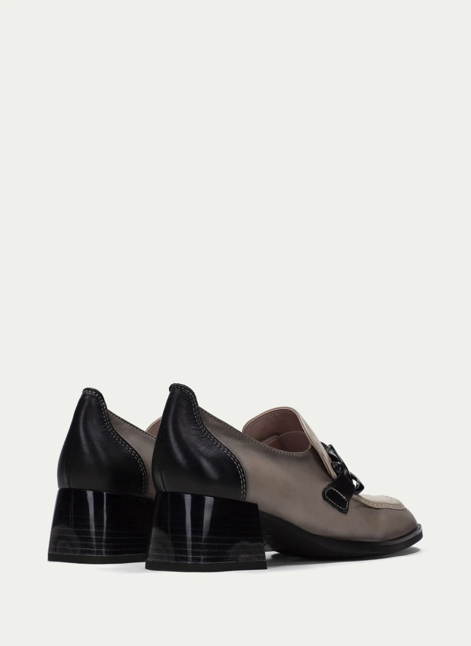 Moccasins Charlize Taupe Ivory