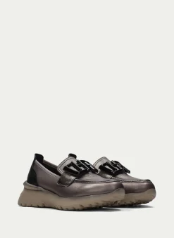 Moccasins Polinesia Plomo