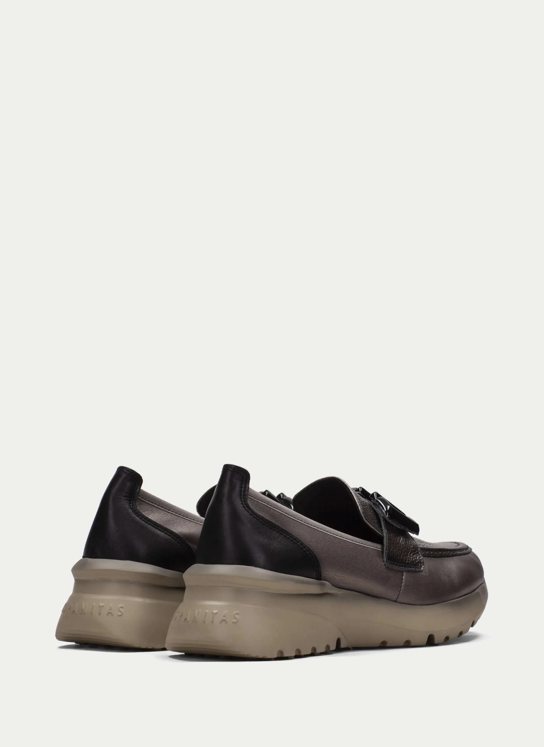 Moccasins Polinesia Plomo