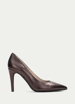 Sapato De Salto Samanta Bronze