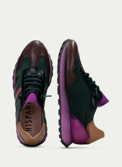 Sneakers Loira Forest Marrom Magenta