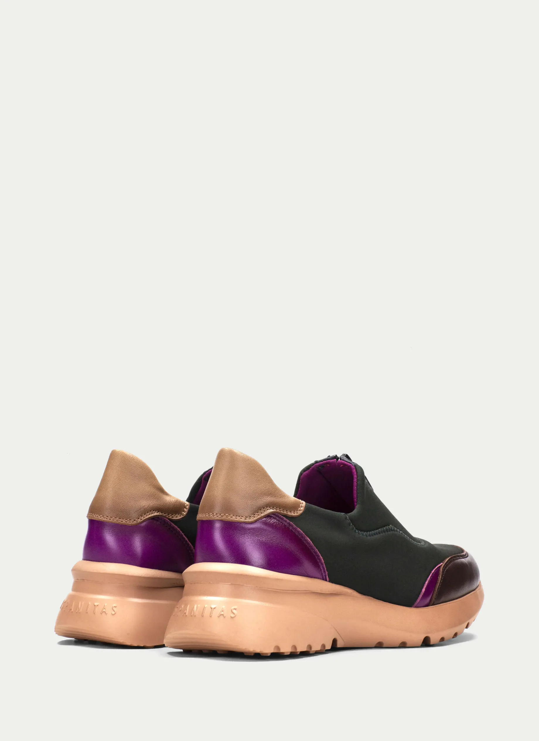 Sneakers Polinesia Forest Marrom Magenta